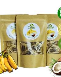 Сухофрукты, Сушеный банан с кокосом, Yasawıecoproducts