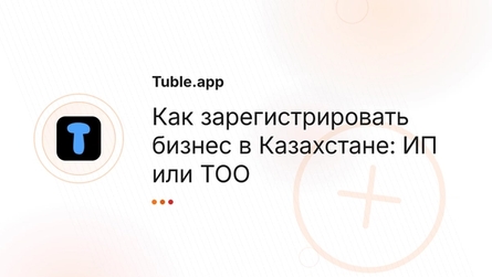 Как зарегистрировать бизнес в Казахстане: ИП или ТОО