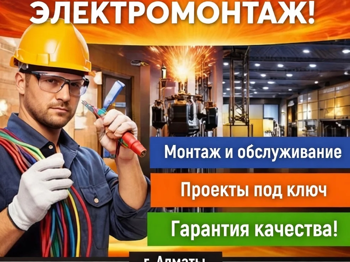 ЭЛЕКТРОМОНТАЖНЫЕ РАБОТЫ ЛЮБОЙ СЛОЖНОСТИ В АЛМАТЫ | Электрика | Алматы | Галерея объявления (SEO) | 2