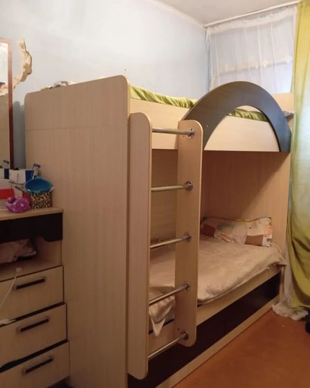 Двух яростная кровать в отличном состоянии | Кровати | Караганда | 1