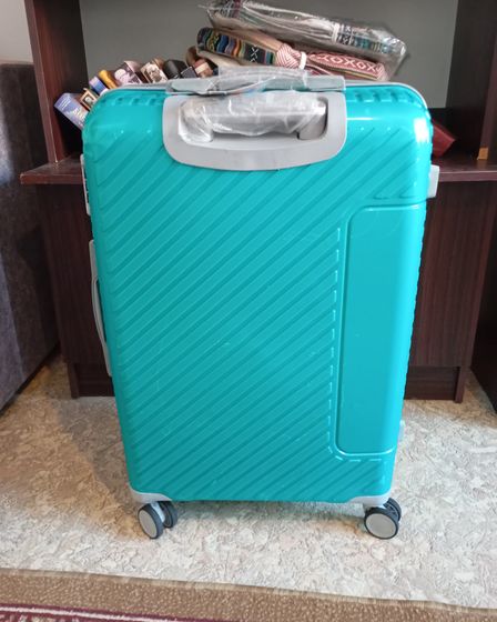 Чемодан ПО ВЫГОДНОЙ ЦЕНЕ | M (65 см) бирюзовый | Отличное состояние | Сумки | Астана | 3