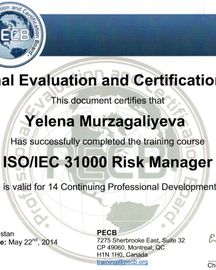Аудитор ISO с 13-летним стажем. Беру проекты под ключ.