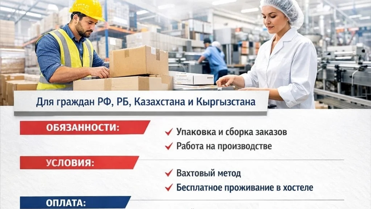 Работа в России с проживанием и стабильными выплатами. | Рабочий персонал | Астана | Галерея объявления (SEO) | 3