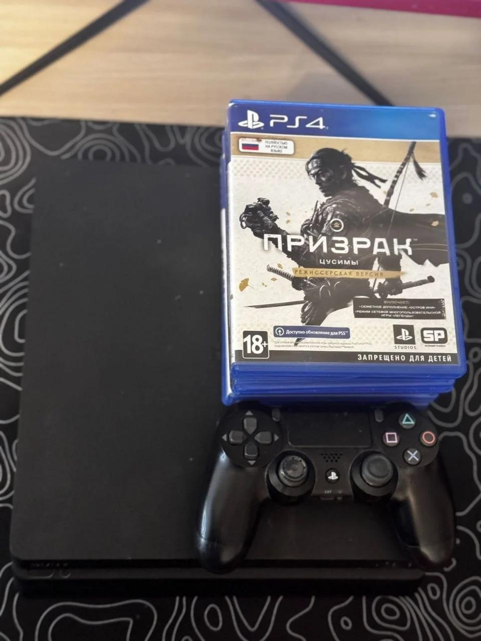 «PS4 Slim 1TB ИДЕАЛ + 6 ИГР 🎮» | Игровые приставки | Конаев (Капшагай) | 4