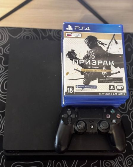 «PS4 Slim 1TB ИДЕАЛ + 6 ИГР 🎮» | Игровые приставки | Конаев (Капшагай) | 4