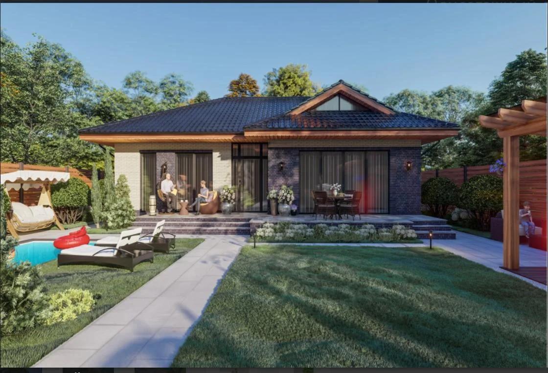 Готовый проект дома 112 м² — 3 спальни + терраса | Продам дом | Алматы | 5