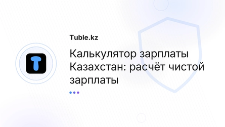 Калькулятор зарплаты Казахстан: расчёт чистой зарплаты