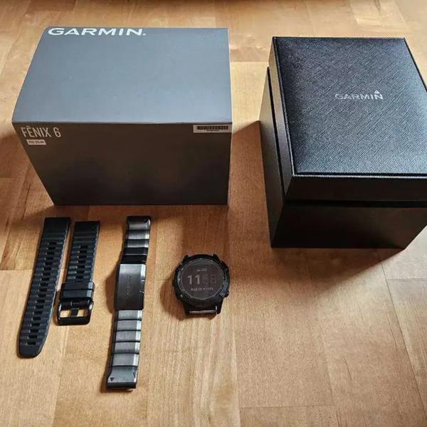 Garmin Fenix 6 Pro Solar titanium carbon | Часы | Актобе | 5