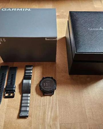 Garmin Fenix 6 Pro Solar titanium carbon