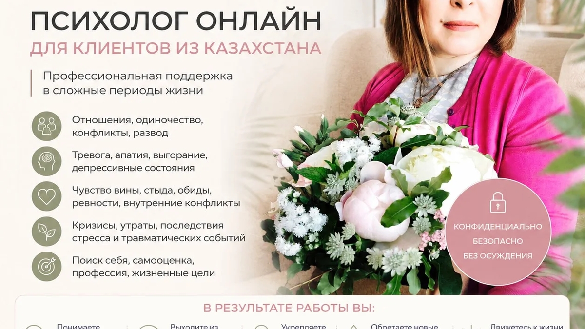 Психолог онлайн для клиентов из Казахстана — бережная профессиональная помощь | Психология | Алматы | Галерея объявления (SEO) | 3