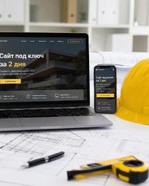🔥 Сделаю продающий сайт для строительной компании за 2 дня — с чат-ботом