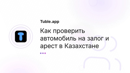 Как проверить автомобиль на залог и арест в Казахстане