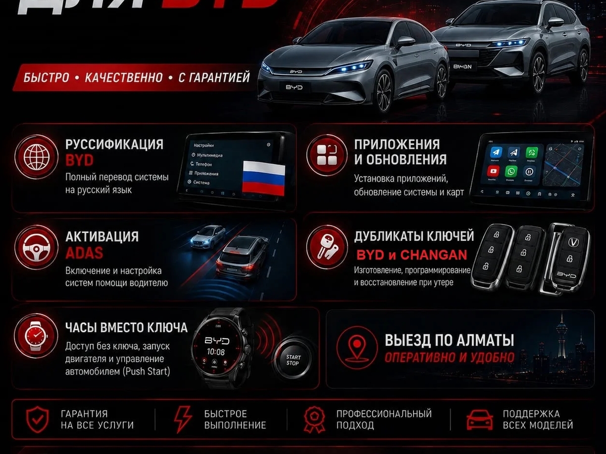 BYD профессиональные услуги в Алматы. | Другие услуги | Алматы | Галерея объявления (SEO) | 2
