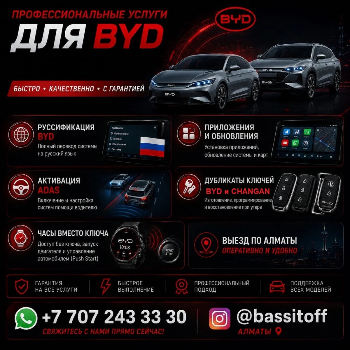 BYD профессиональные услуги в Алматы. | Другие услуги | Алматы | Галерея объявления (SEO) | 1