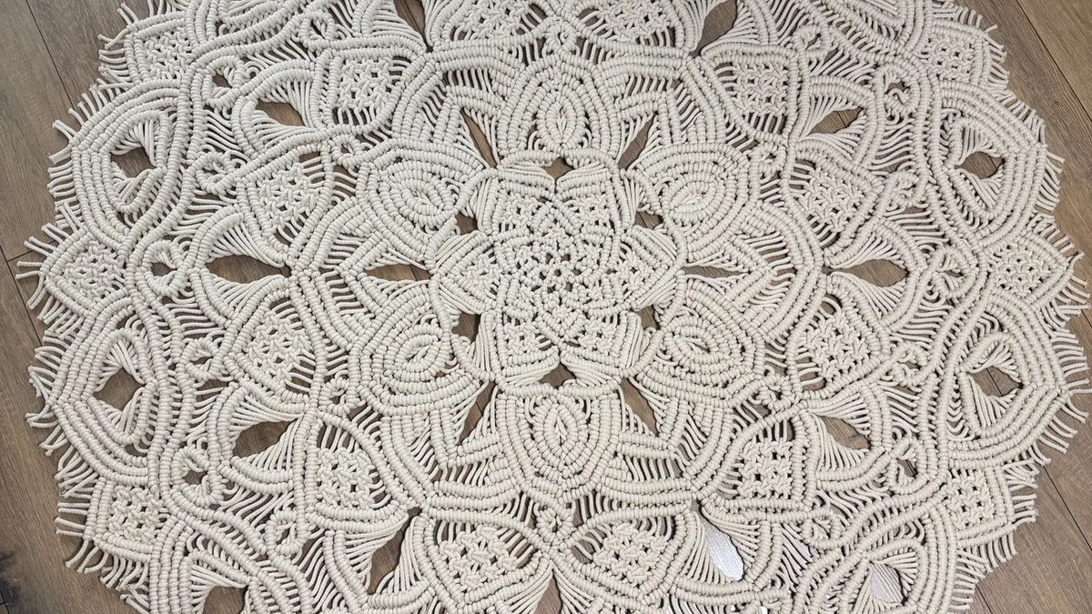 Ковер в стиле макраме | Элементы интерьера и декор | Астана | Галерея объявления (SEO) | 3