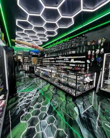 LED светильники соты линии любой рисунок для студии