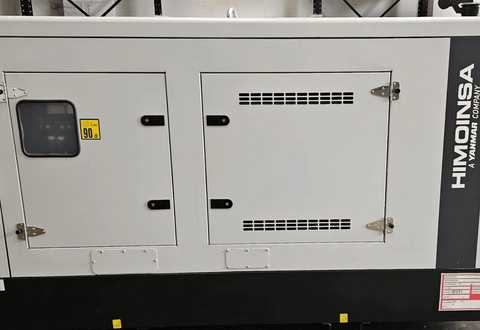nullExterior view of Zero hours Himoinsa HGP-110 T5 LPG engine with canopy - gas generator for sale