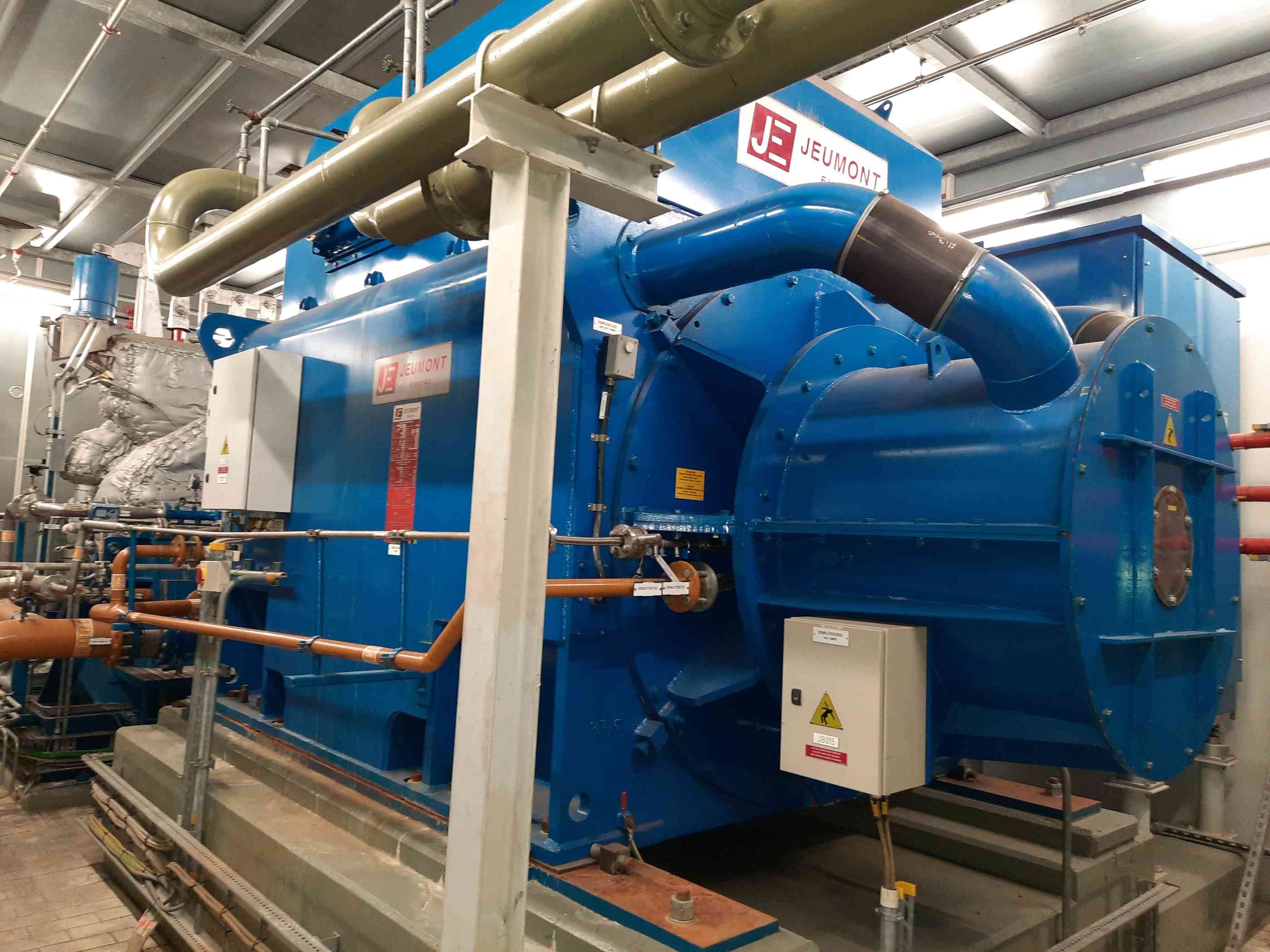 16MW MAN Turbo BackPressure Turbine Gas Engine Exchange