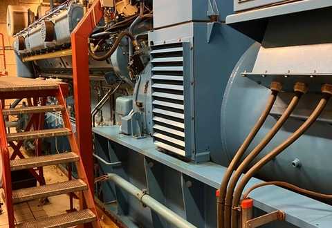 nullImage of Rolls Royce KVSG 18 G4 Natural Gas Generator Set with gas engine and alternator - used gas generator