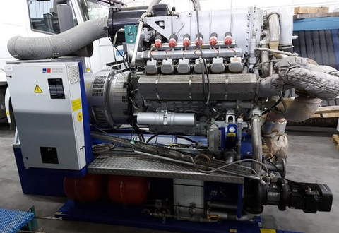 nullPhoto of MTU E3042Z6 Complete combined heat and power CHP natural gas genset with alternator - used genset for sale uk