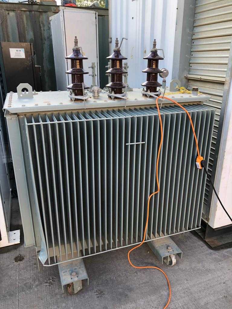 nullPhoto showing exterior of 1000kVA MATELEC 3 phase ONAN Transformer - used transfomers