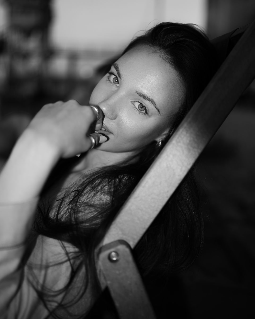 black and white