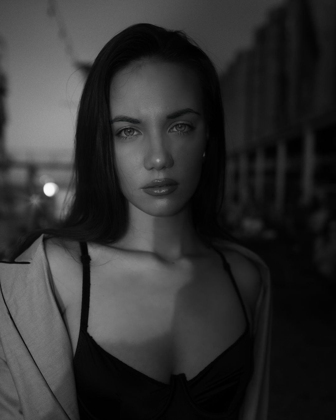 black and White