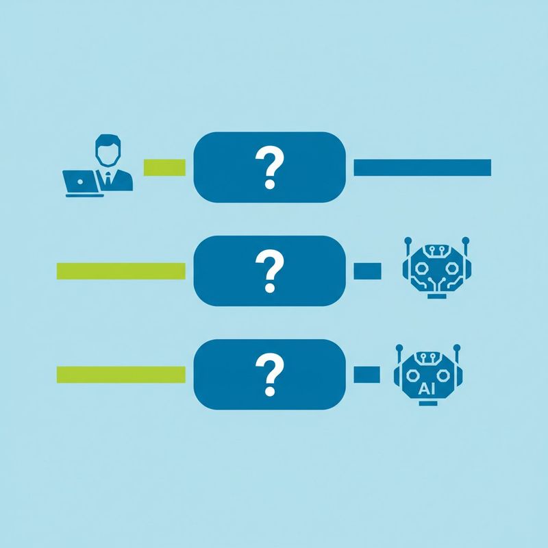 Decision flowchart helping business owners choose between a freelance editor and AI video based on their needs