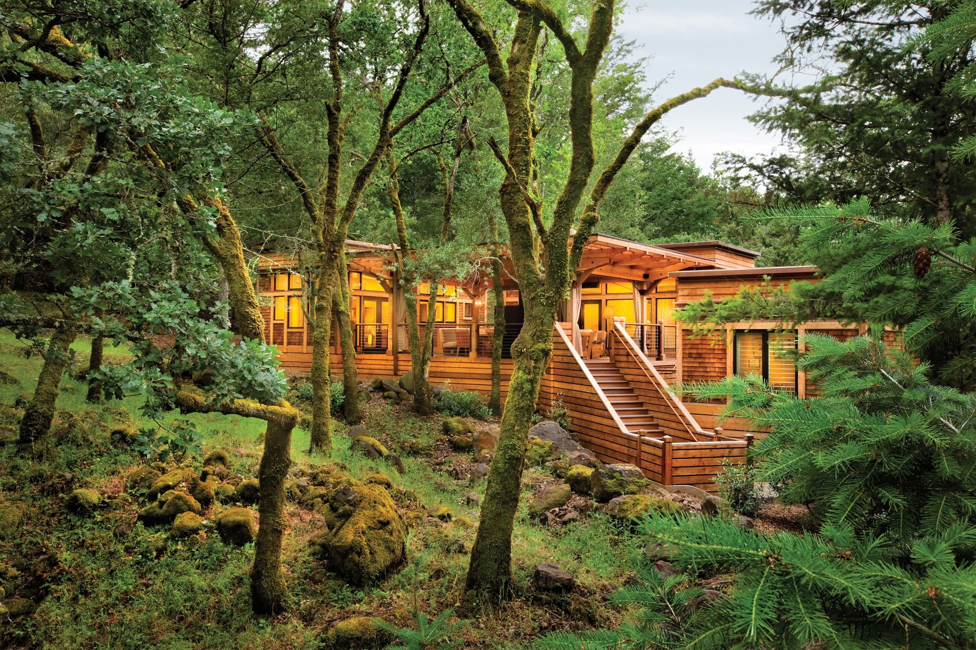 Centric General Contractors Construction and Build California Calistoga Ranch Exterior Front