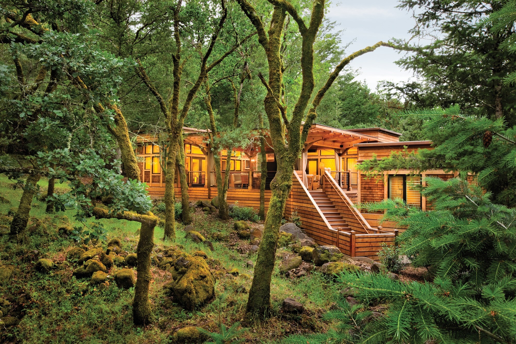 Centric General Contractors Construction and Build California Calistoga Ranch Exterior Front