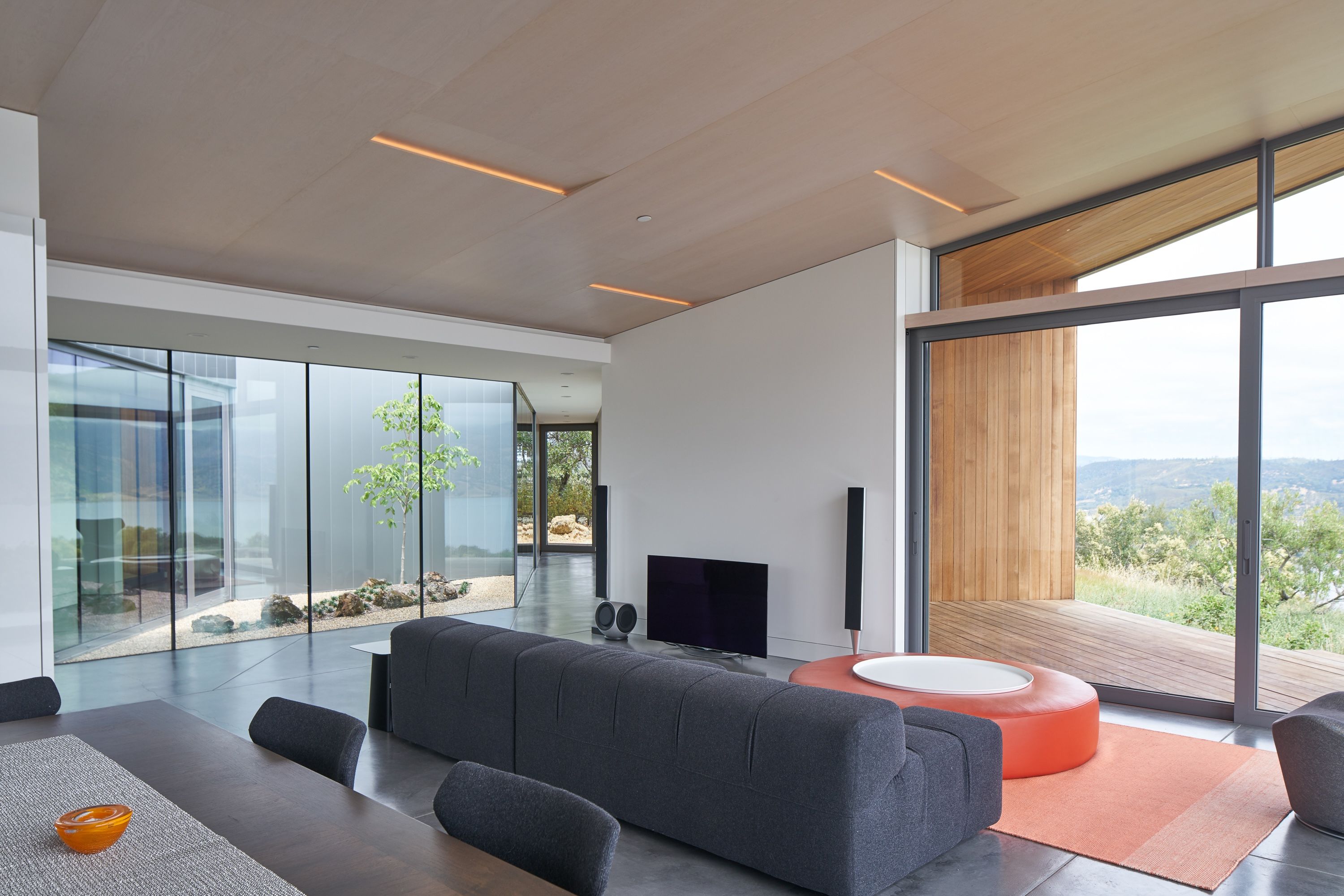 Centric General Contractors Construction and Build California Lake Berryessa Interior Openplan Living Dining