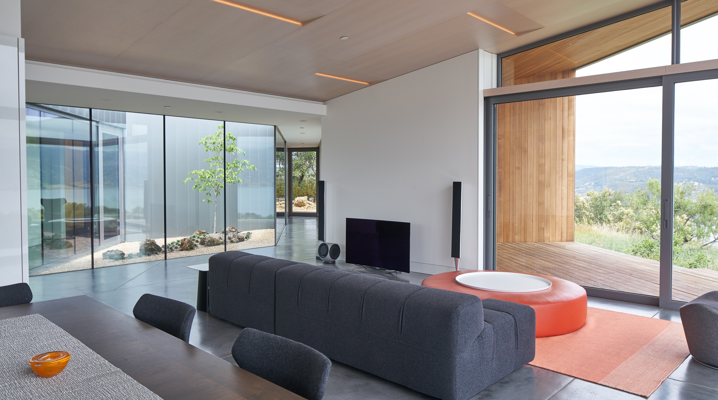 Centric General Contractors Construction and Build California Lake Berryessa Interior Openplan Living Dining