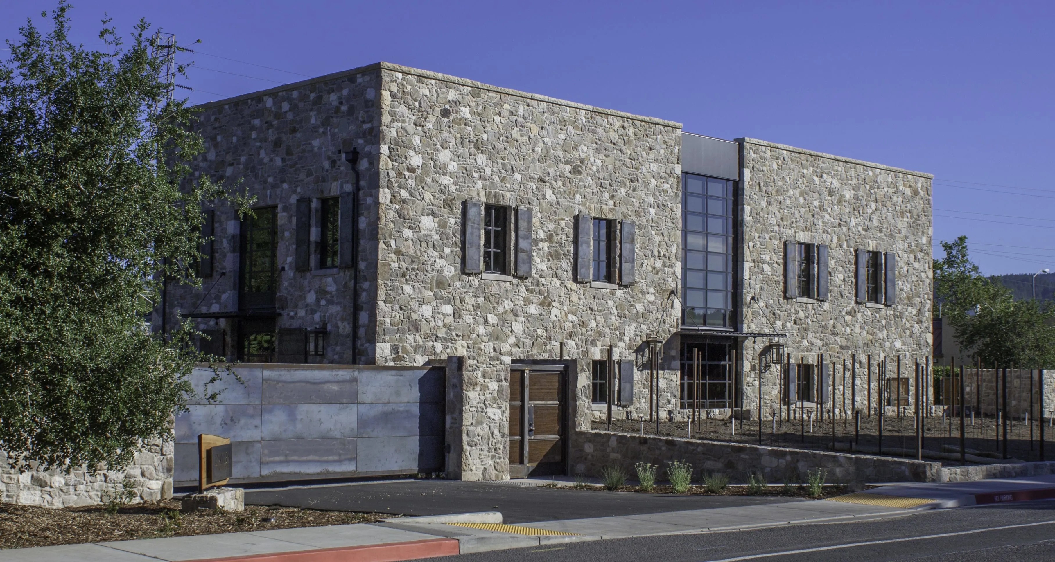 Centric General Contractors Construction and Build California LMR Tasting Room Exterior Front