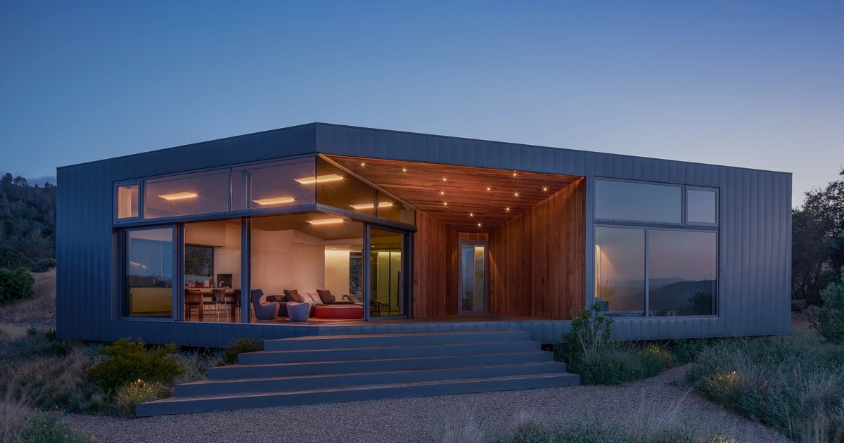 Centric General Contractors Construction and Build California Lake Berryessa Exterior Nighttime