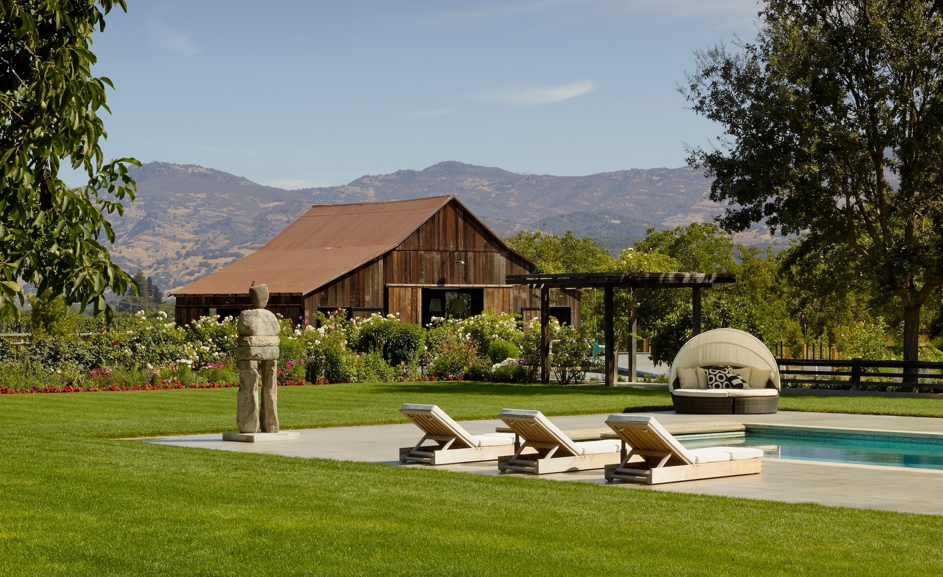 Centeric General Contractors Construction and Build California Big Ranch Road Matthew Millman Photography Exterior Pool