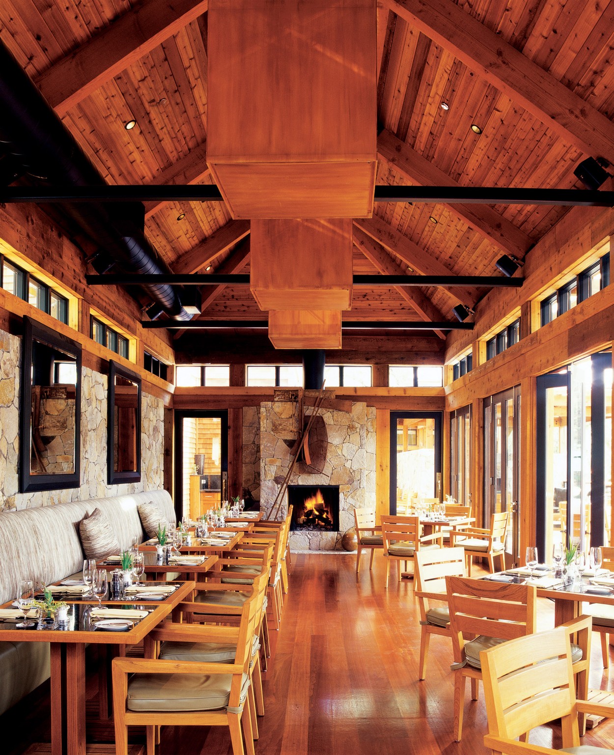 Centric General Contractors Construction and Build California Calistoga Ranch Interior Restaurant