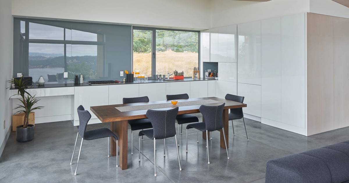 Centric General Contractors Construction and Build California Lake Berryessa Interior Openplan Dining Kitchen