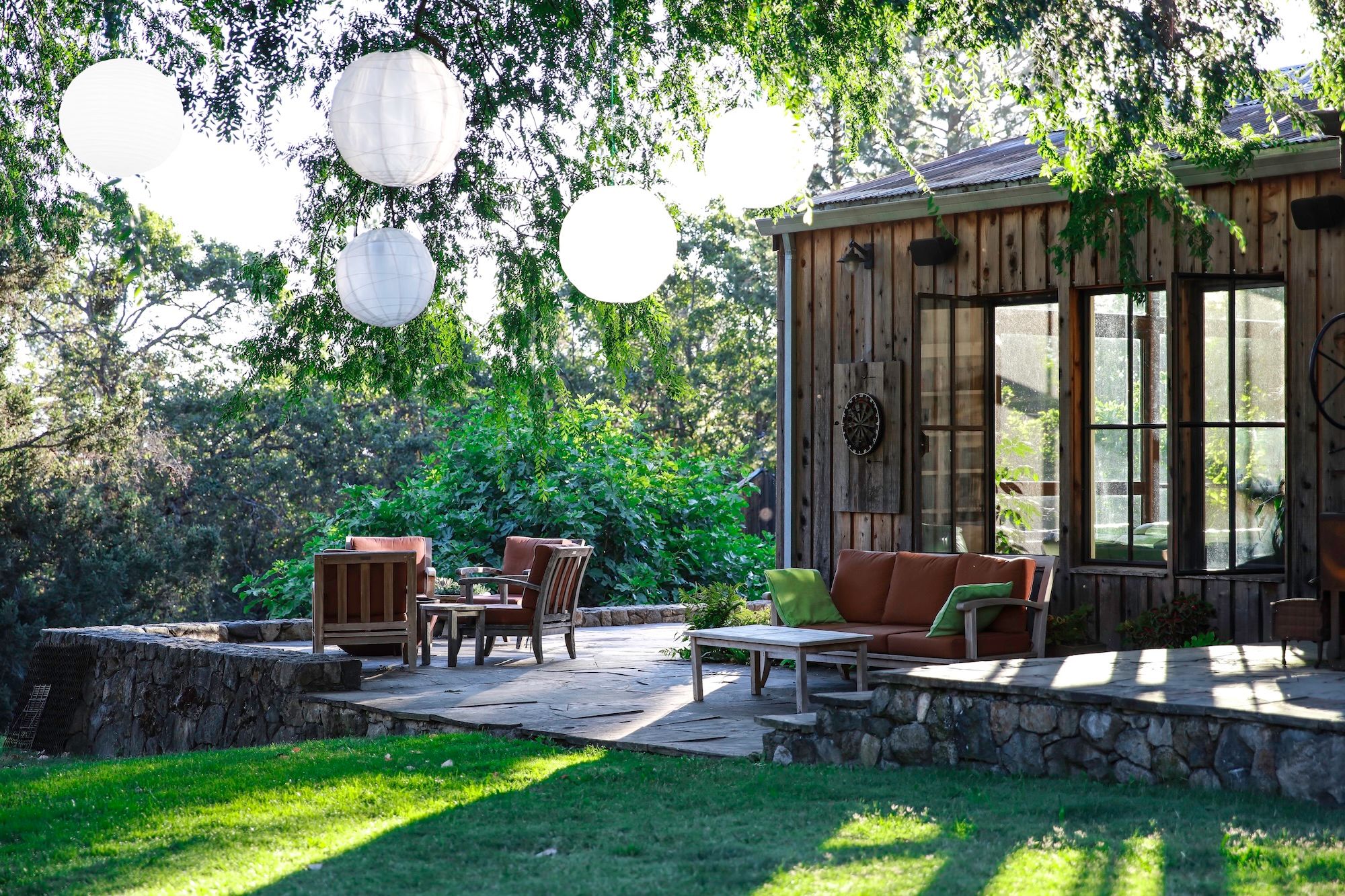 Centric General Contractors Construction and Build California Angwin Country Estate Exterior Patio Garden