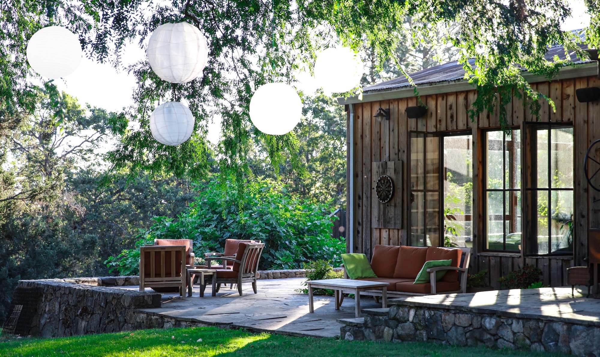 Centric General Contractors Construction and Build California Angwin Country Estate Exterior Patio Garden