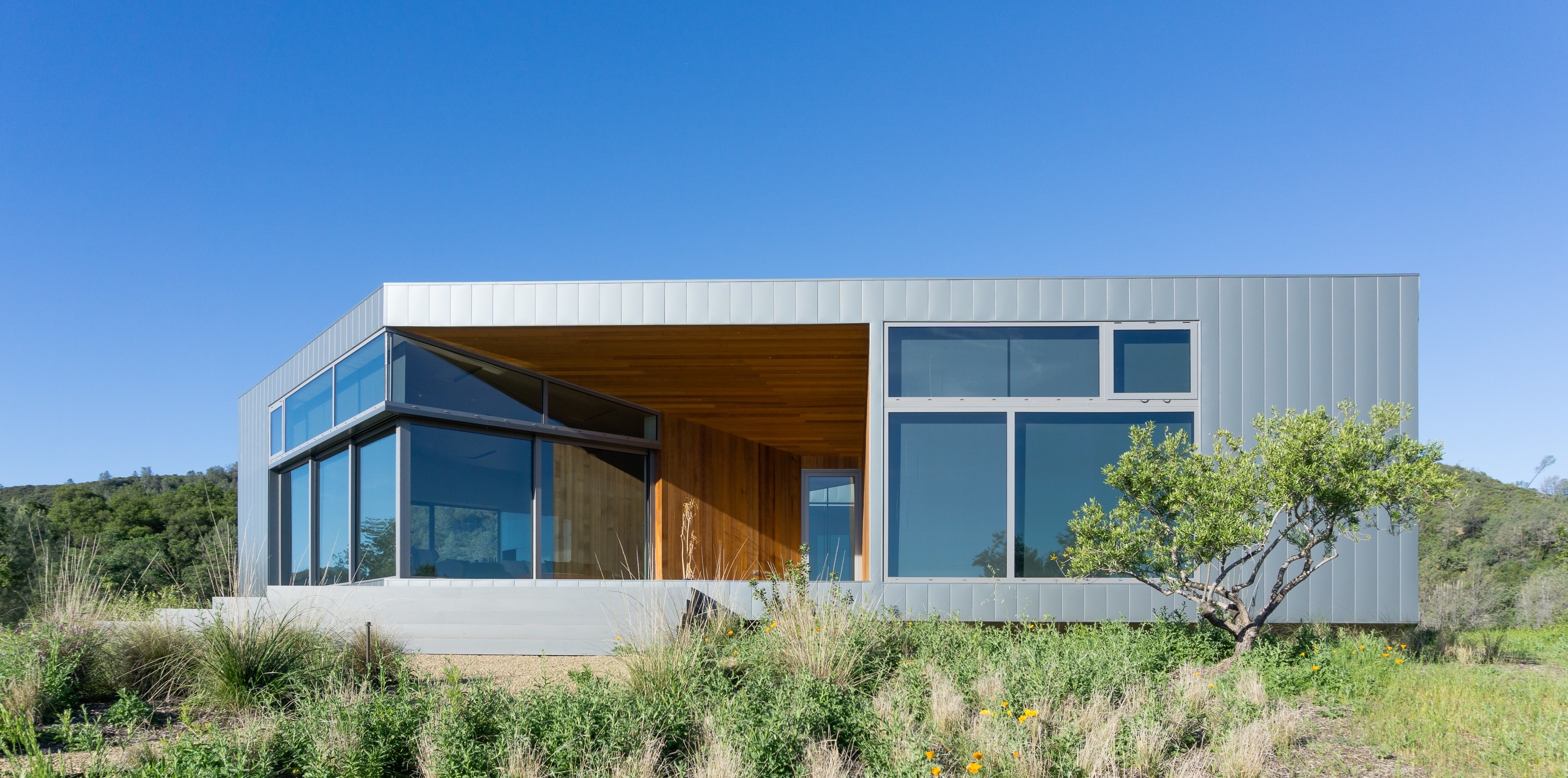 Centric General Contractors Construction and Build California Lake Berryessa Exterior Fieldview