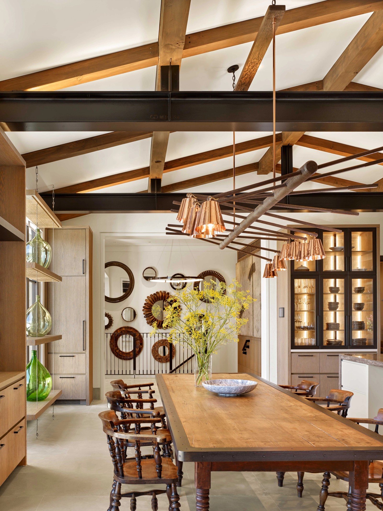 Centric General Contractors Construction and Build California Meadowood Estate Openplan Kitchen Diningtable