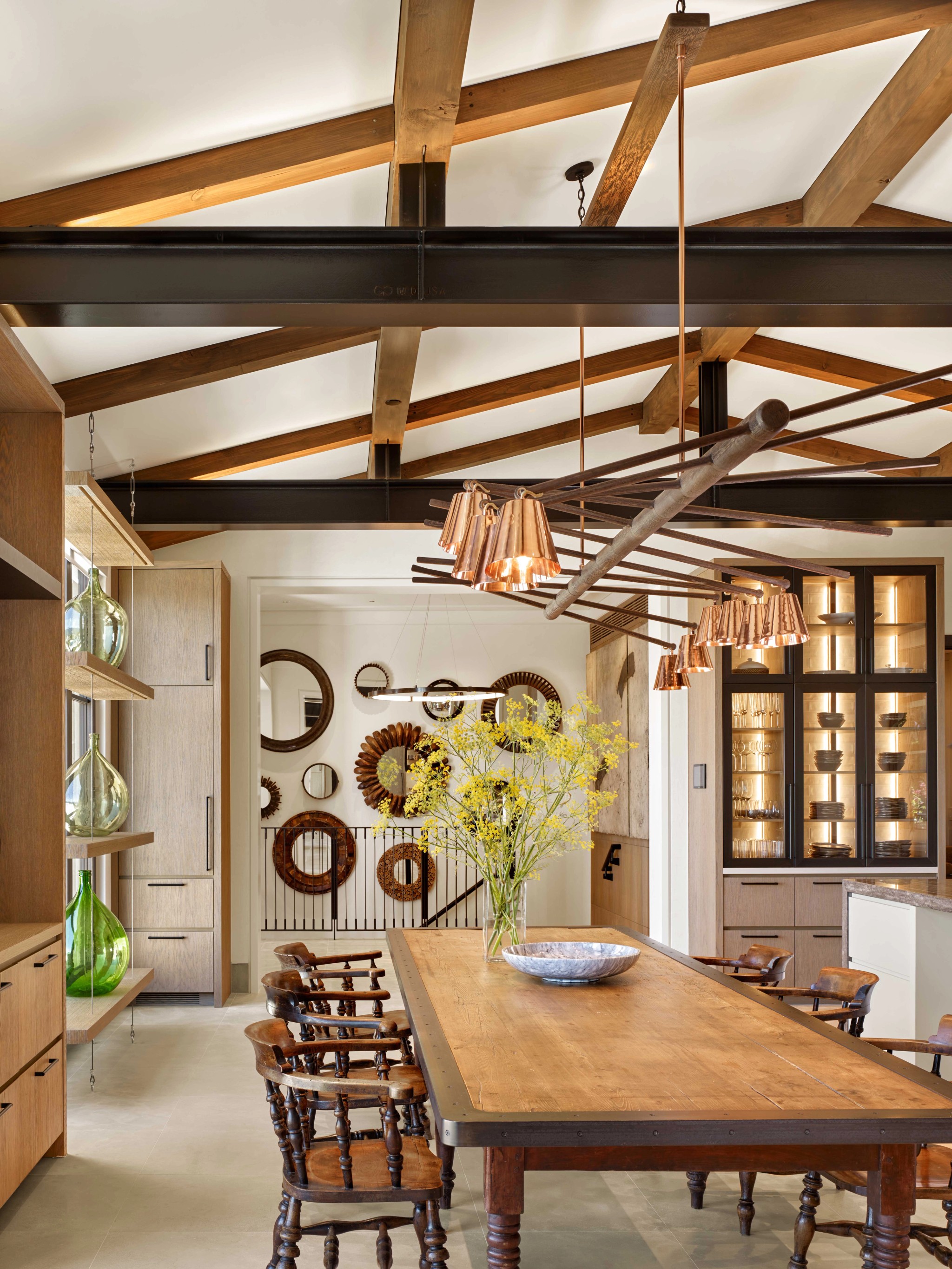 Centric General Contractors Construction and Build California Meadowood Estate Openplan Kitchen Diningtable