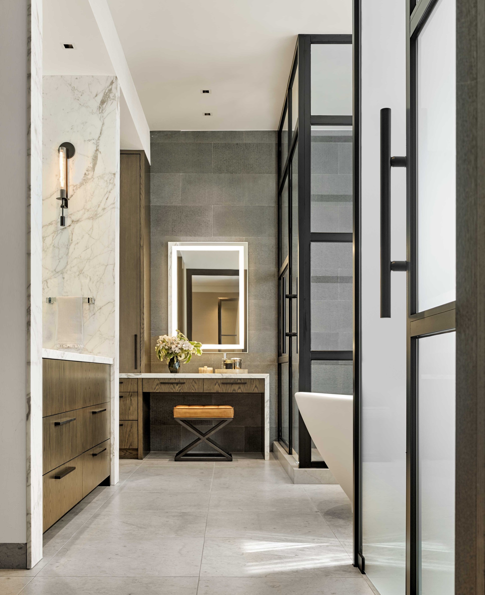 Centric General Contractors Construction and Build California Meadowood Estate Bathroom3 Vanity