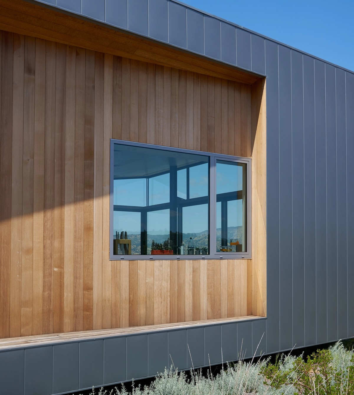 Centric General Contractors Construction and Build California Lake Berryessa Exterior Fieldview Daylight Window