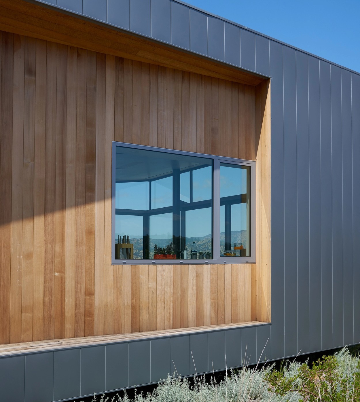 Centric General Contractors Construction and Build California Lake Berryessa Exterior Fieldview Daylight Window
