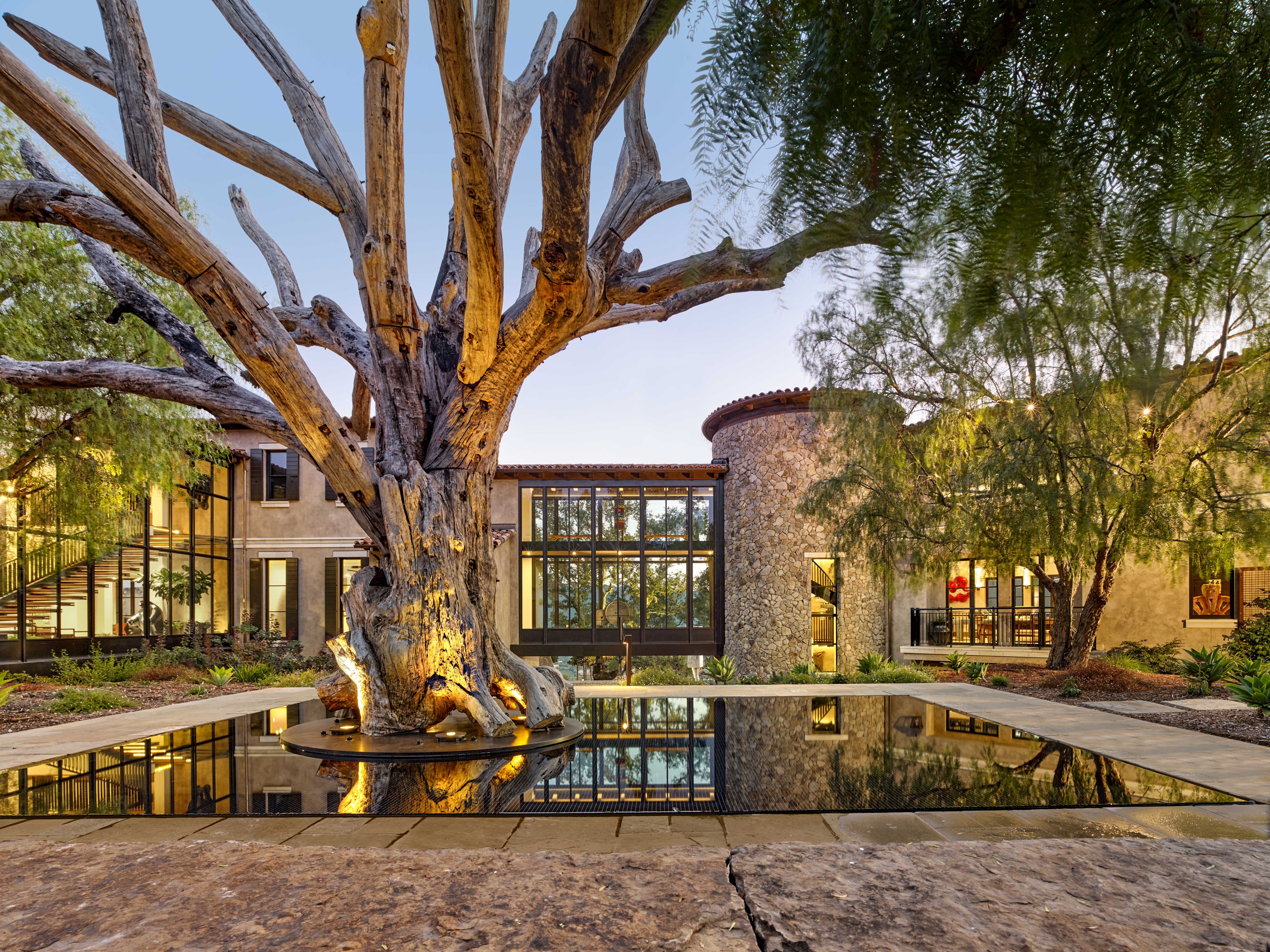 Centric General Contractors Construction and Build California Meadowood Estate Courtyard