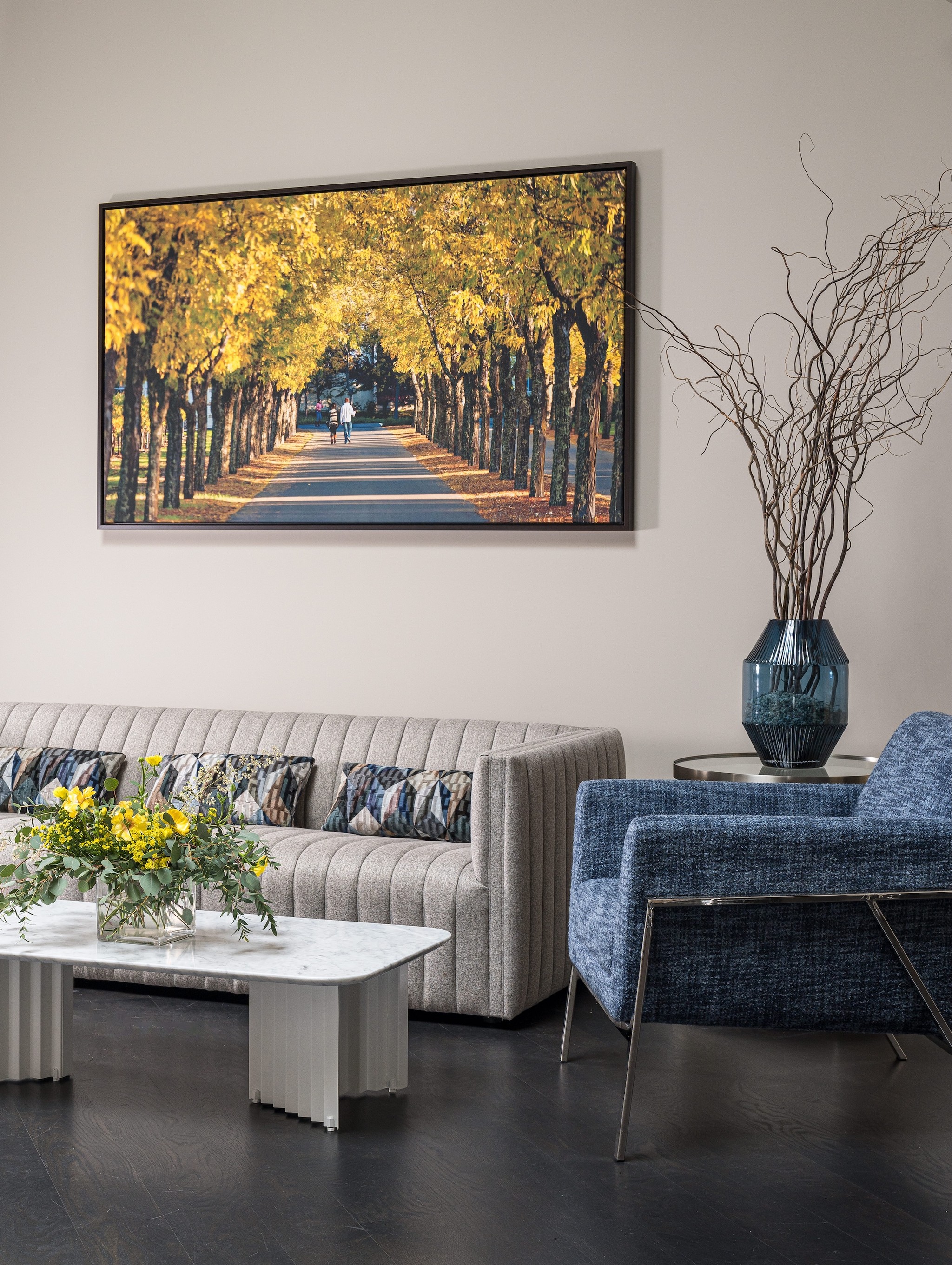 Centric General Contractors Construction and Build California Sterling Vineyards Reception Lounge Vertical