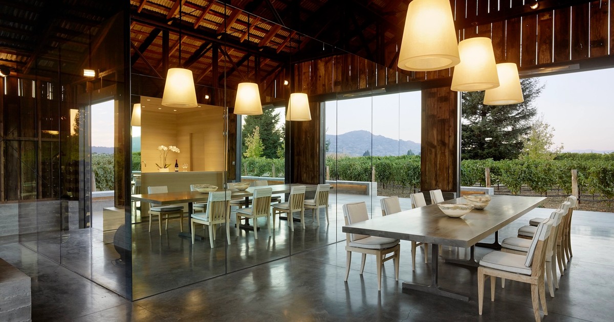 Centric General Contractors Construction and Build California Big Ranch Road Matthew Millman Photography Interior Diningroom Mountainview