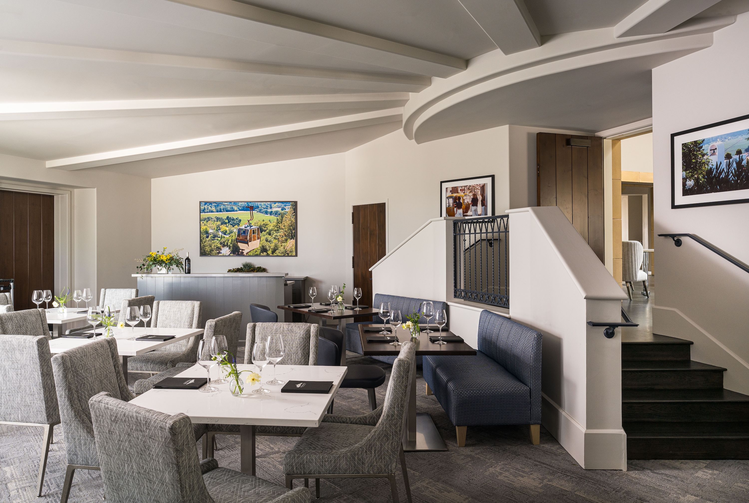 Centric General Contractors Construction and Build California Sterling Vineyards Interior Restaurant2 Horizontal