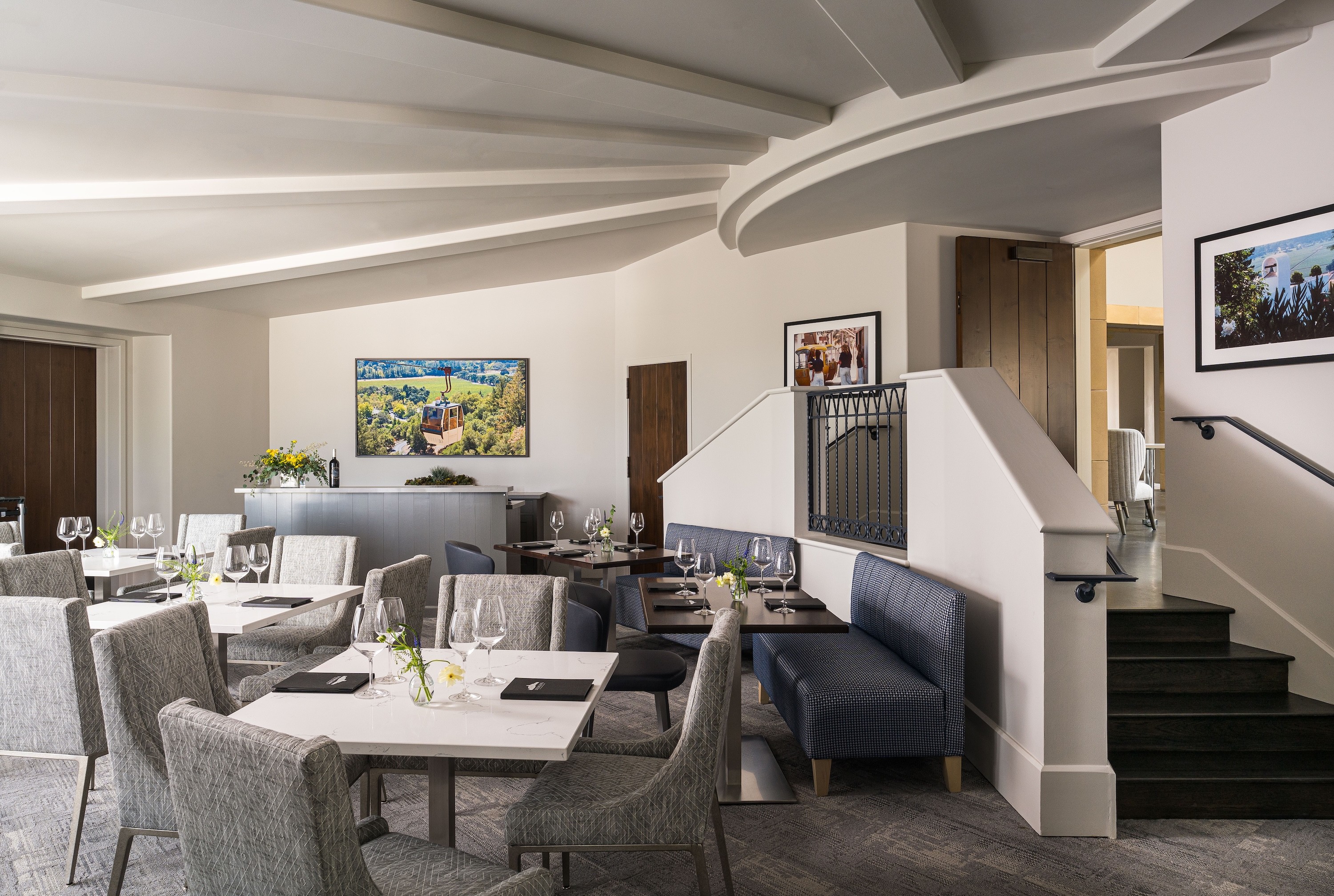 Centric General Contractors Construction and Build California Sterling Vineyards Interior Restaurant2 Horizontal
